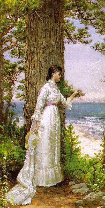 Alfred Thompson Bricher Under The Seaside Tree France oil painting art